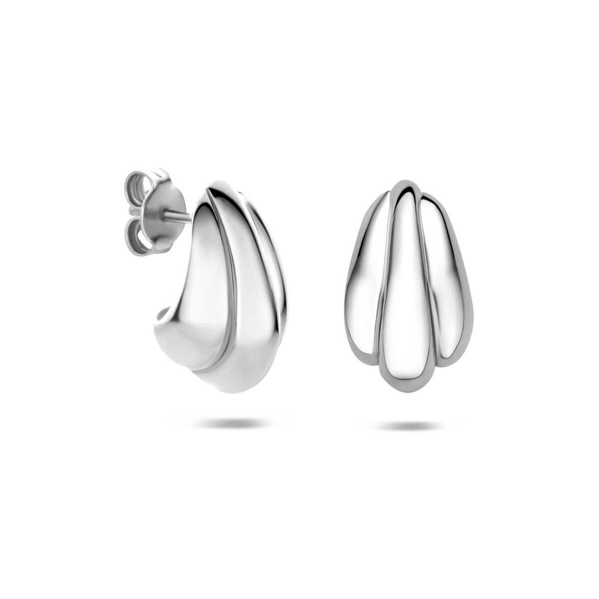 Gerhodineerd 925 Zilveren Stekeroorbellen 16,5 x 10 mm