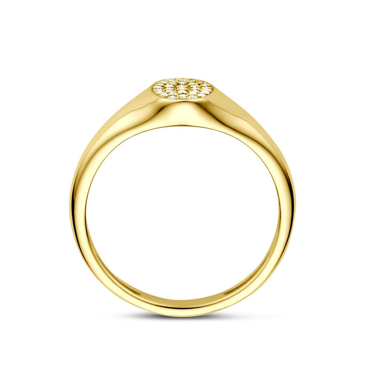 Gouden ring met diamant 14k dames