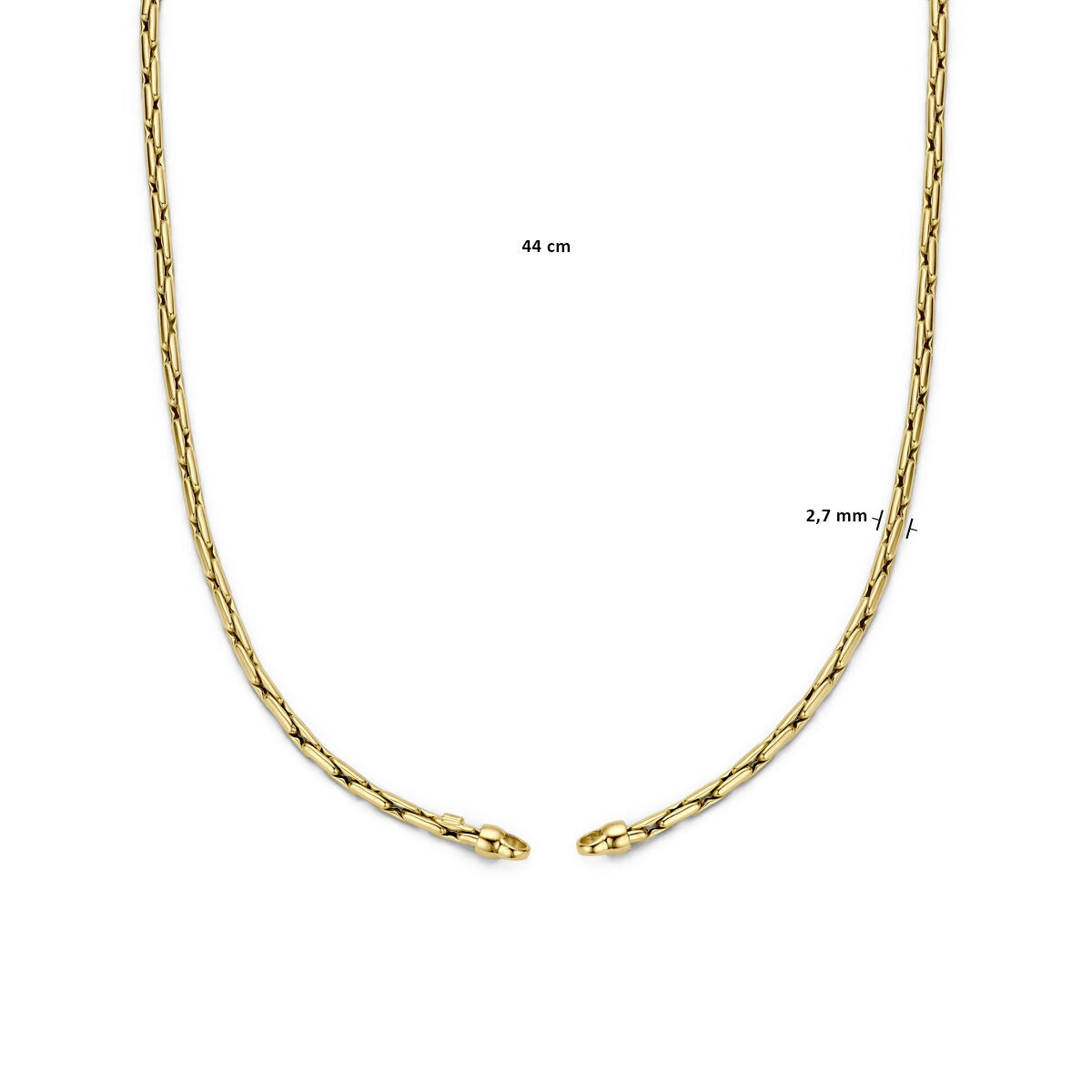 14k Geelgouden Collier zonder Slot