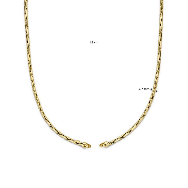 14k Geelgouden Collier zonder Slot