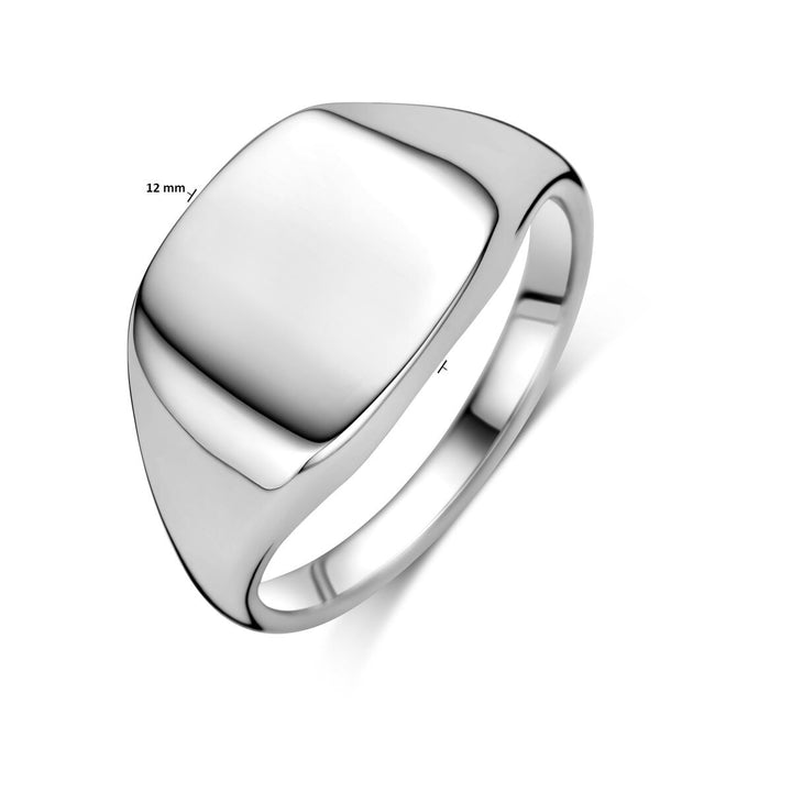 925 Gerhodineerd Zilveren Graveerring