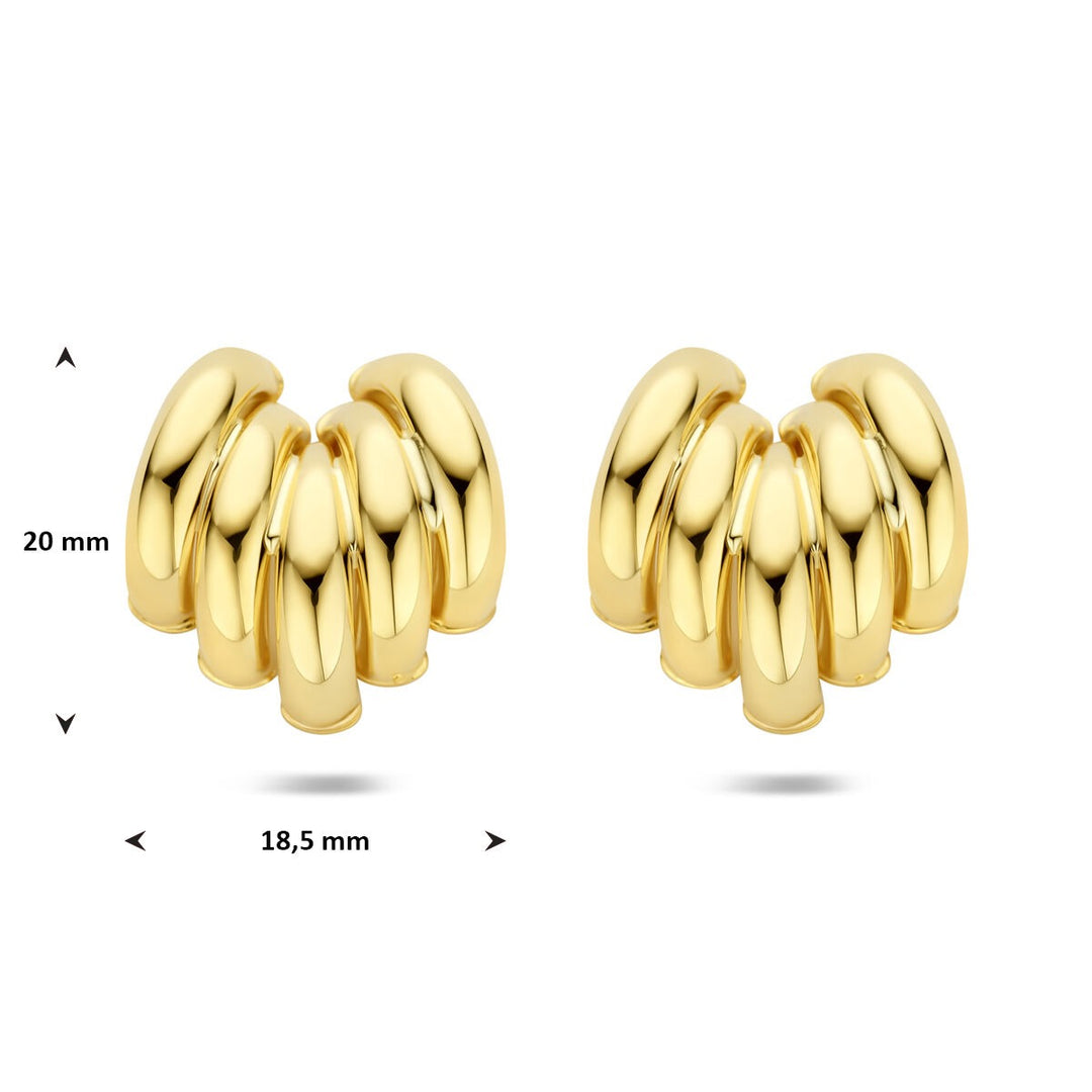 14k Geelgouden stekeroorringen dames