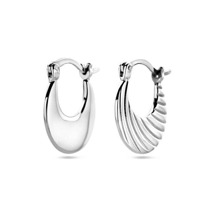 earrings silver rhodium plated