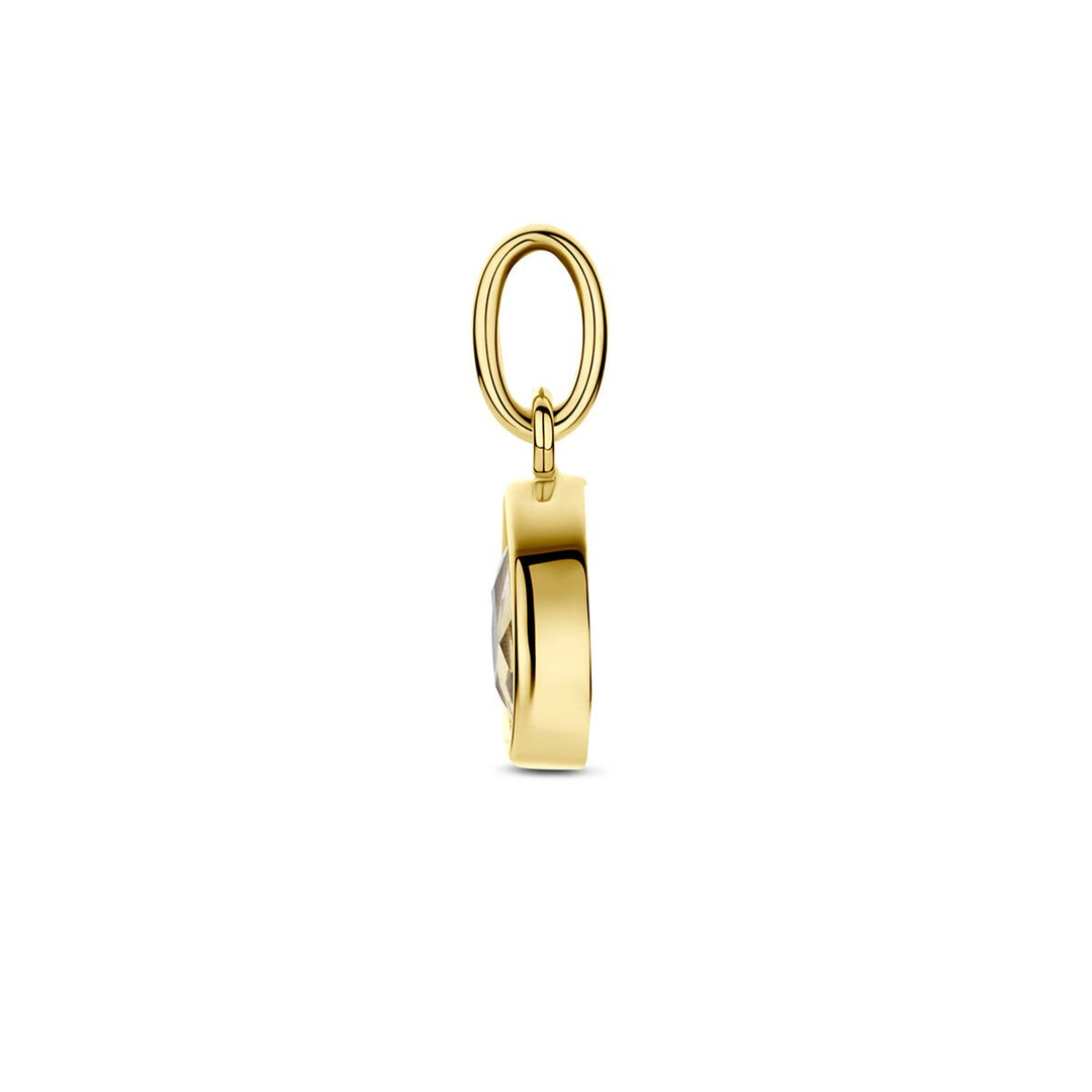 9k Geelgouden hanger met citrien