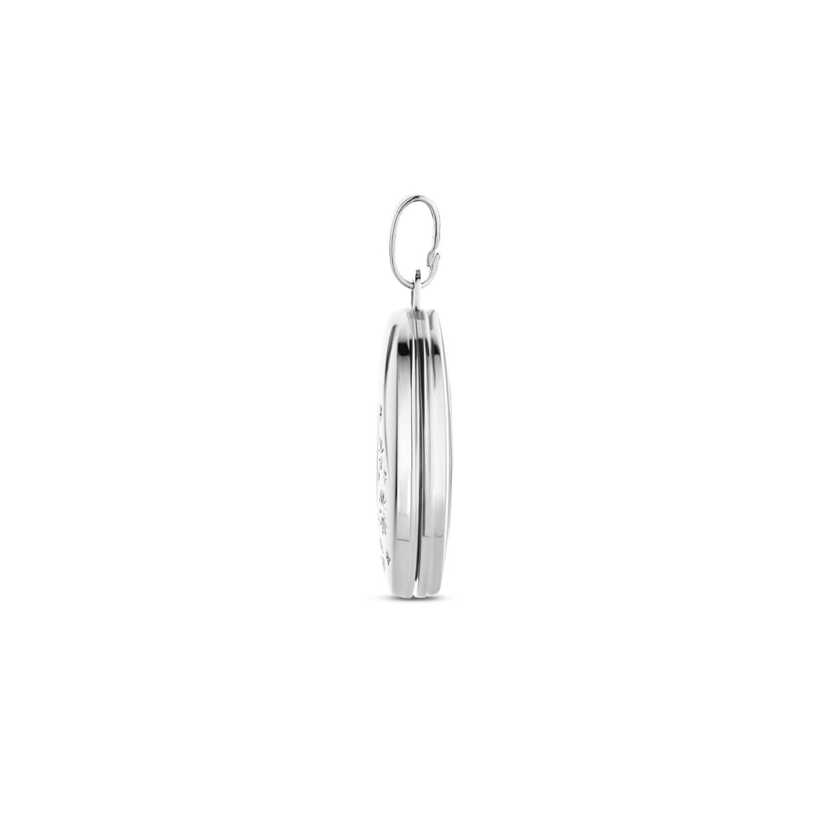 Zilveren medaillon – ovaal gerhodineerd 925 zilver