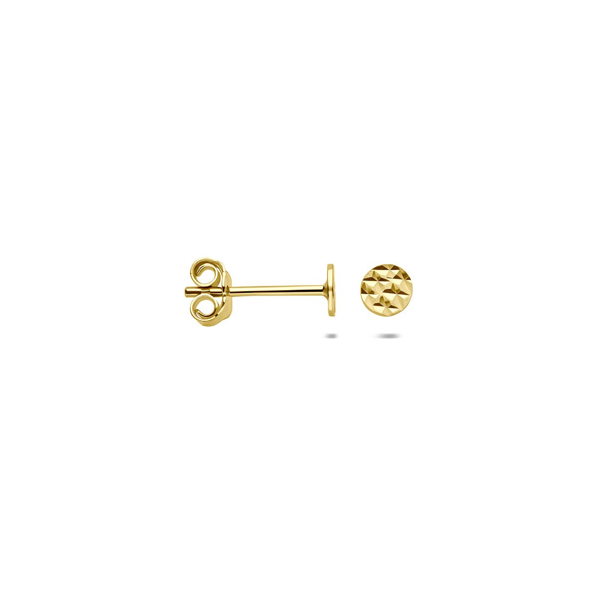 9k Geelgouden oorknopjes