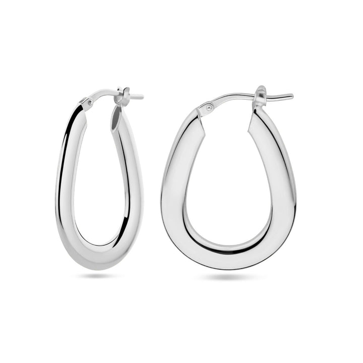 earrings silver rhodium plated