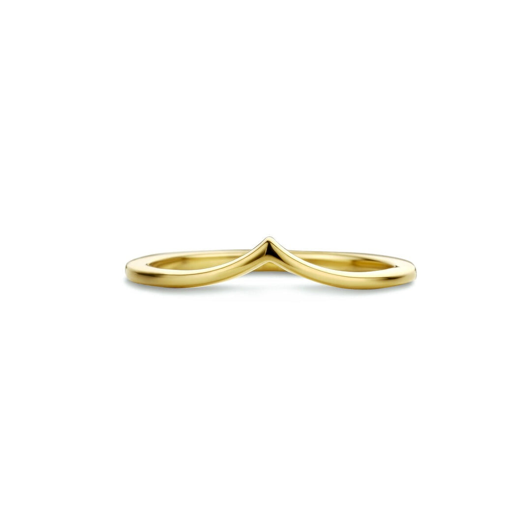 9k Geelgouden Ring 4mm