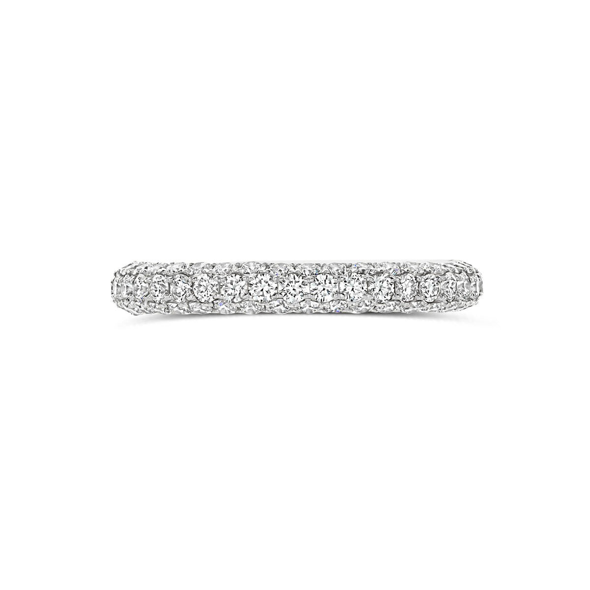 14k witgouden ring met diamant 1.24ct