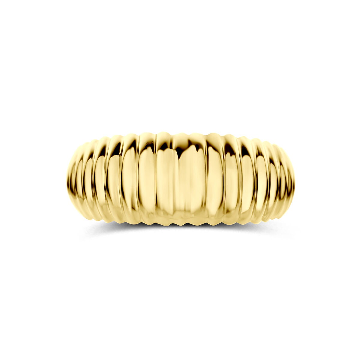 14k Geelgouden ring 8 mm