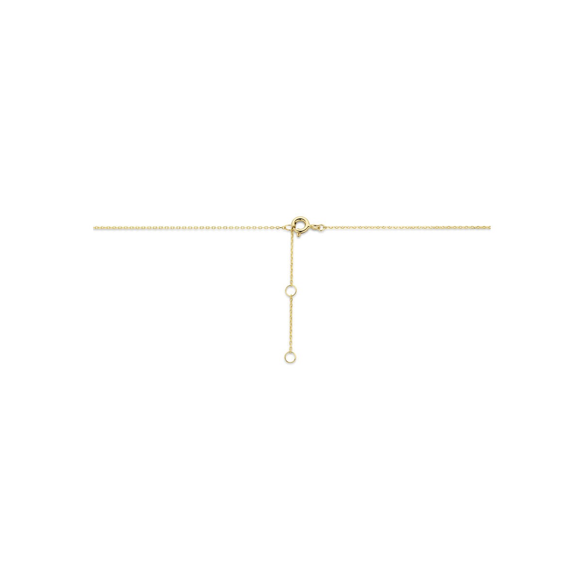 14k Geelgouden Collier met Infinity en Hartjes