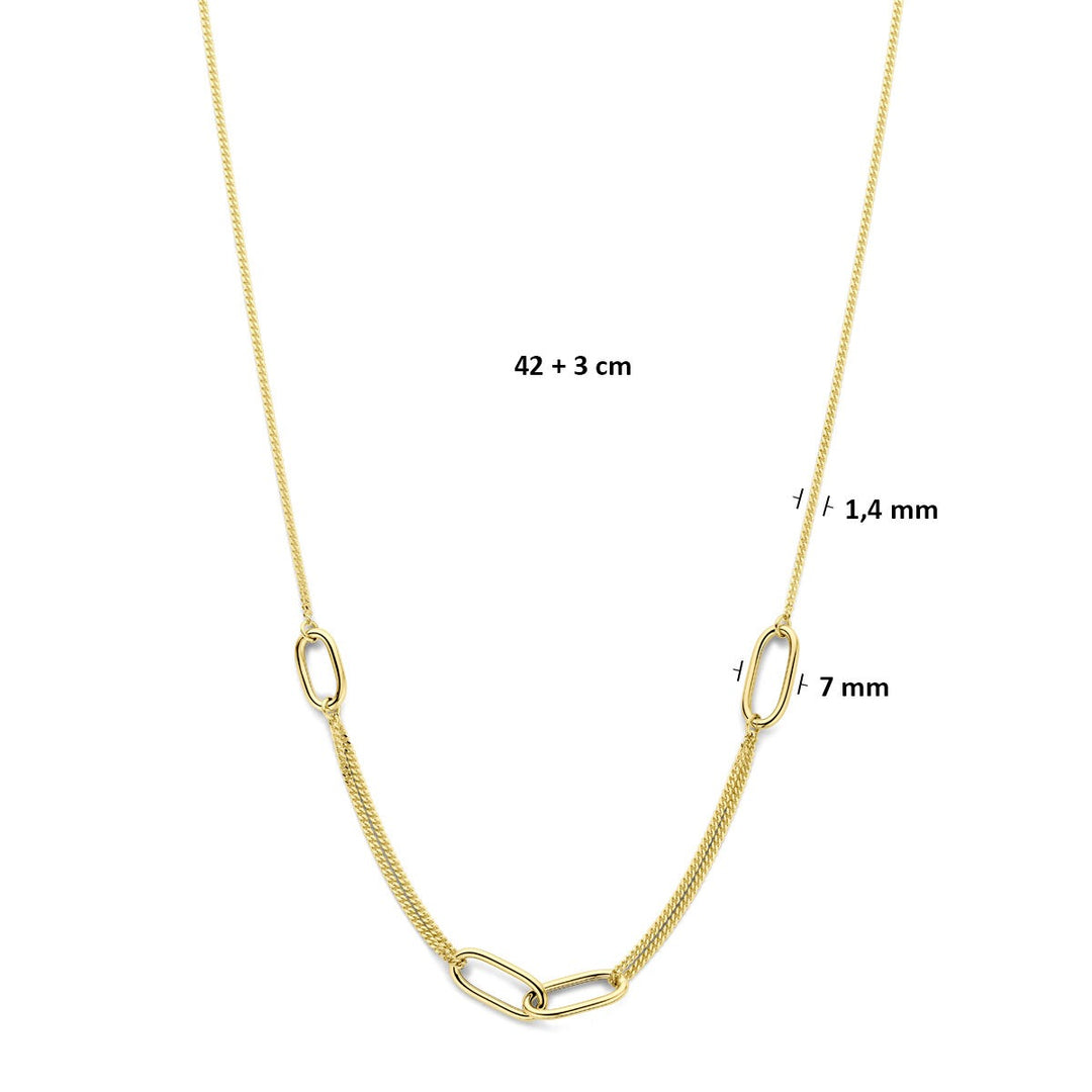14k Geelgouden collier