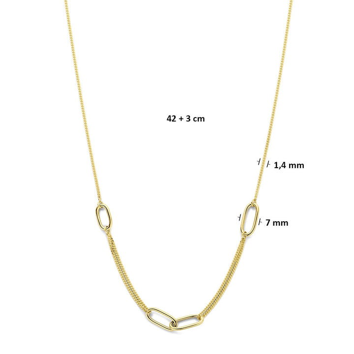 14k Geelgouden collier