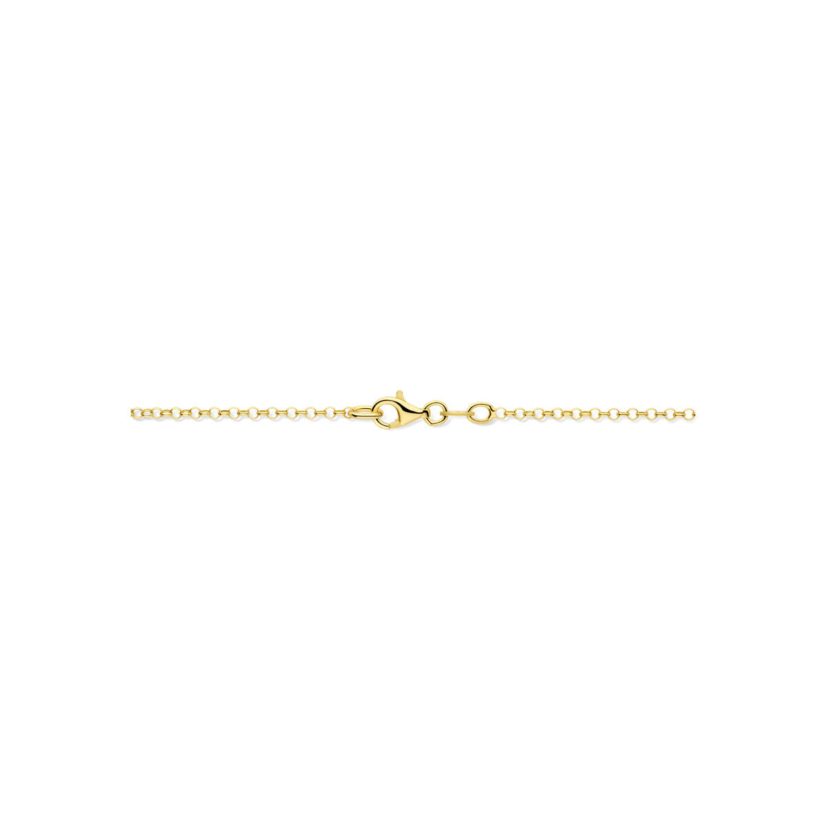 Verguld 925 zilveren collier met dubbele hartjes