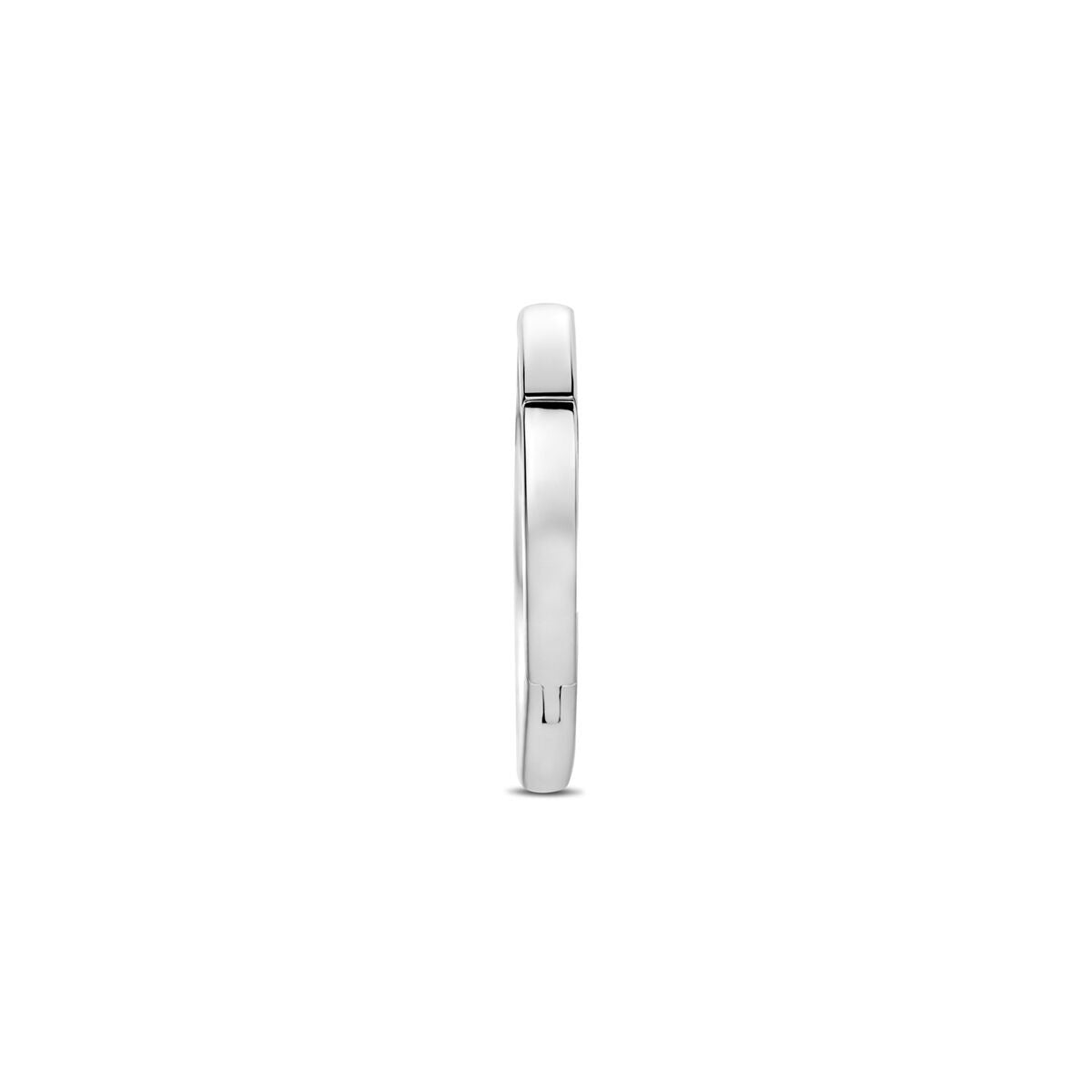 Gerhodineerd zilveren connector hart