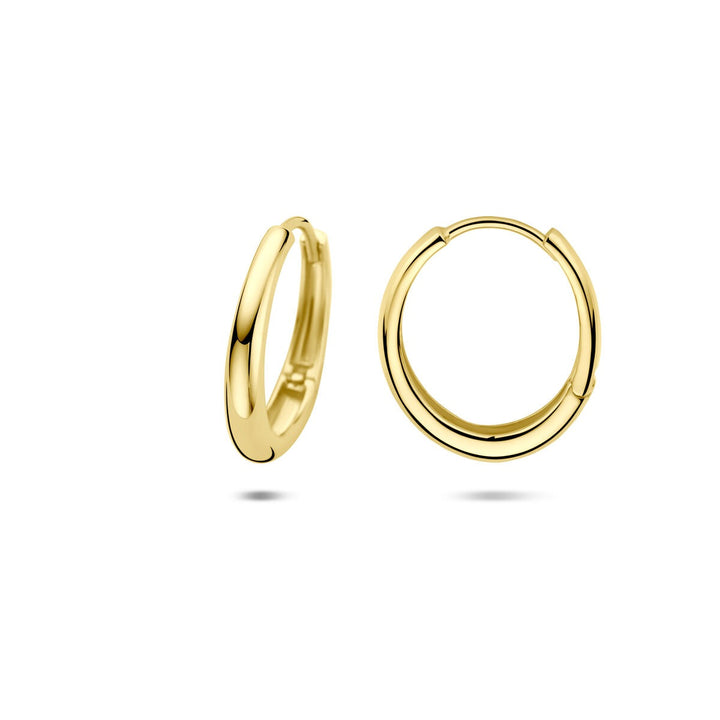 Gouden klapoorringen – 14k geelgoud