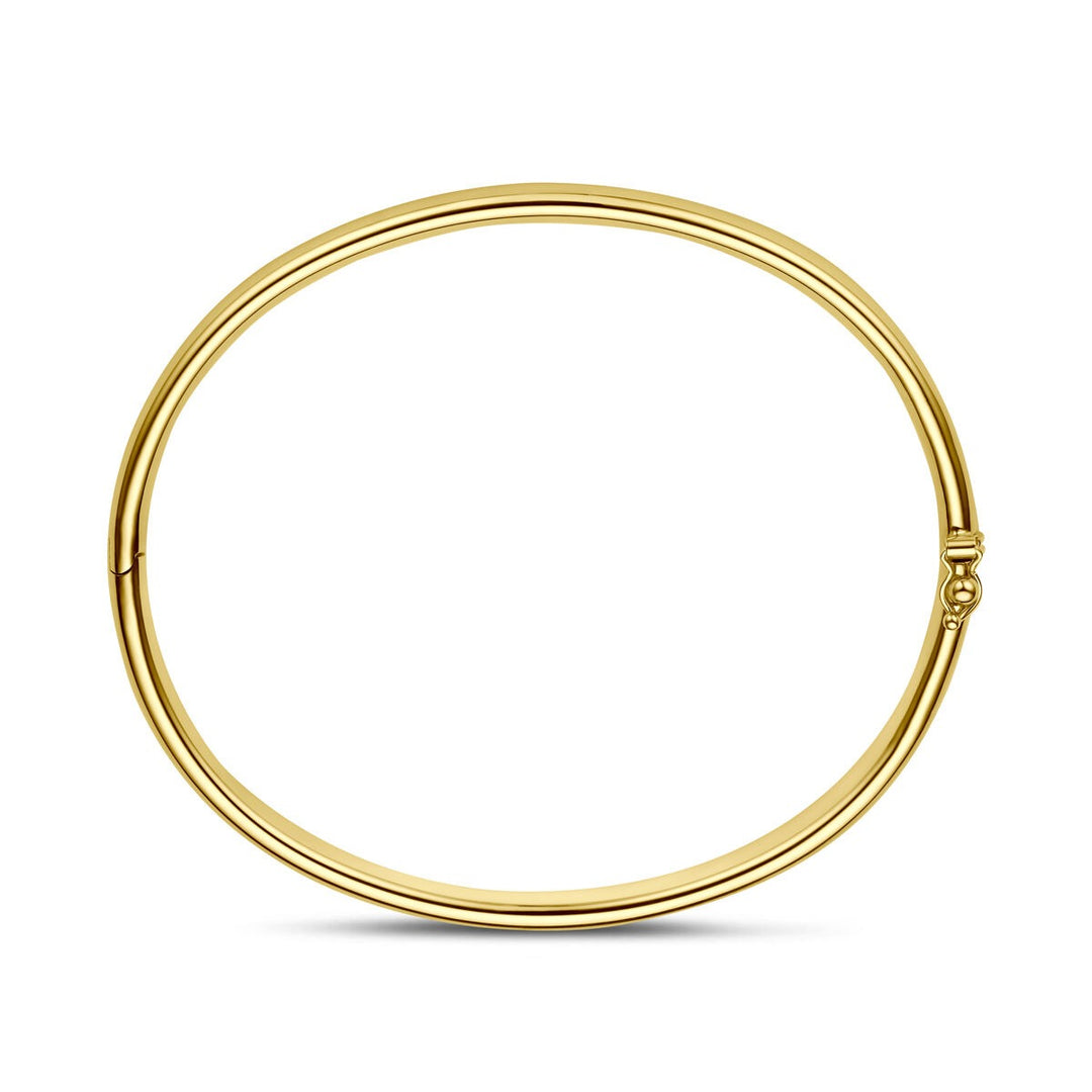 14k Geelgouden Silgold Bangle 5 mm Dames