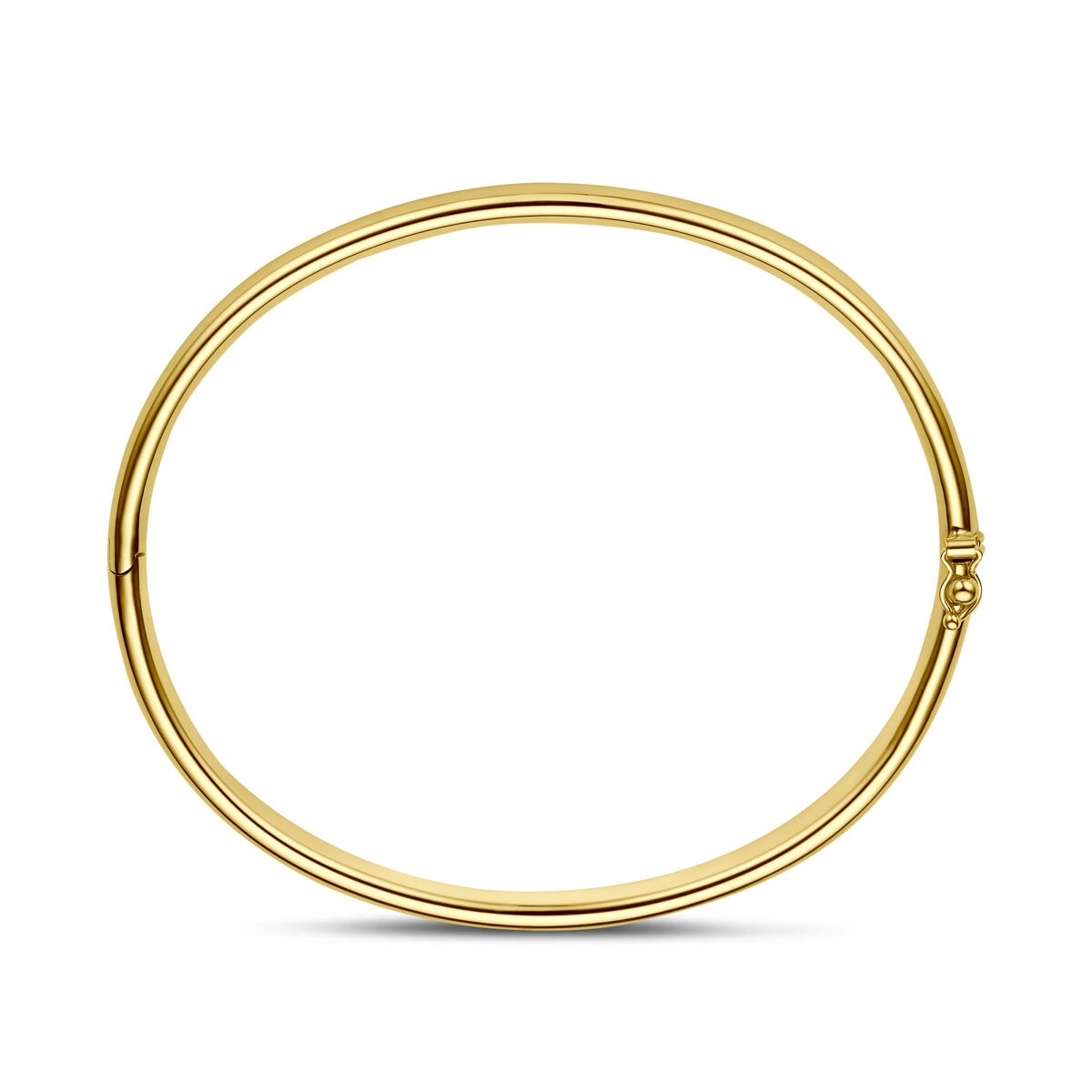14k Geelgouden Silgold Bangle 5 mm Dames