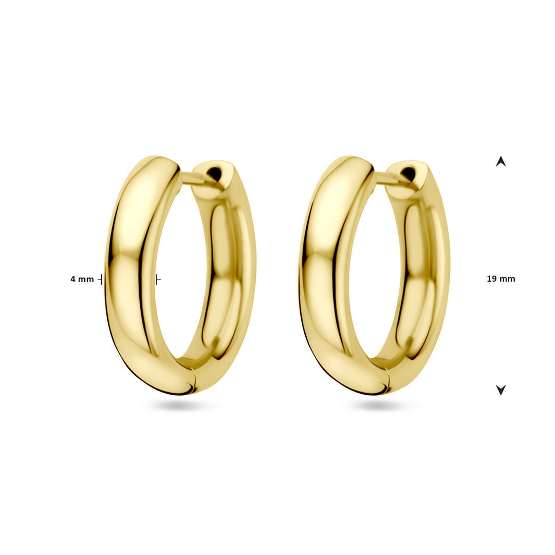 drop earrings 14K yellow gold