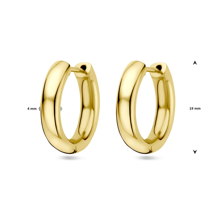 drop earrings 14K yellow gold