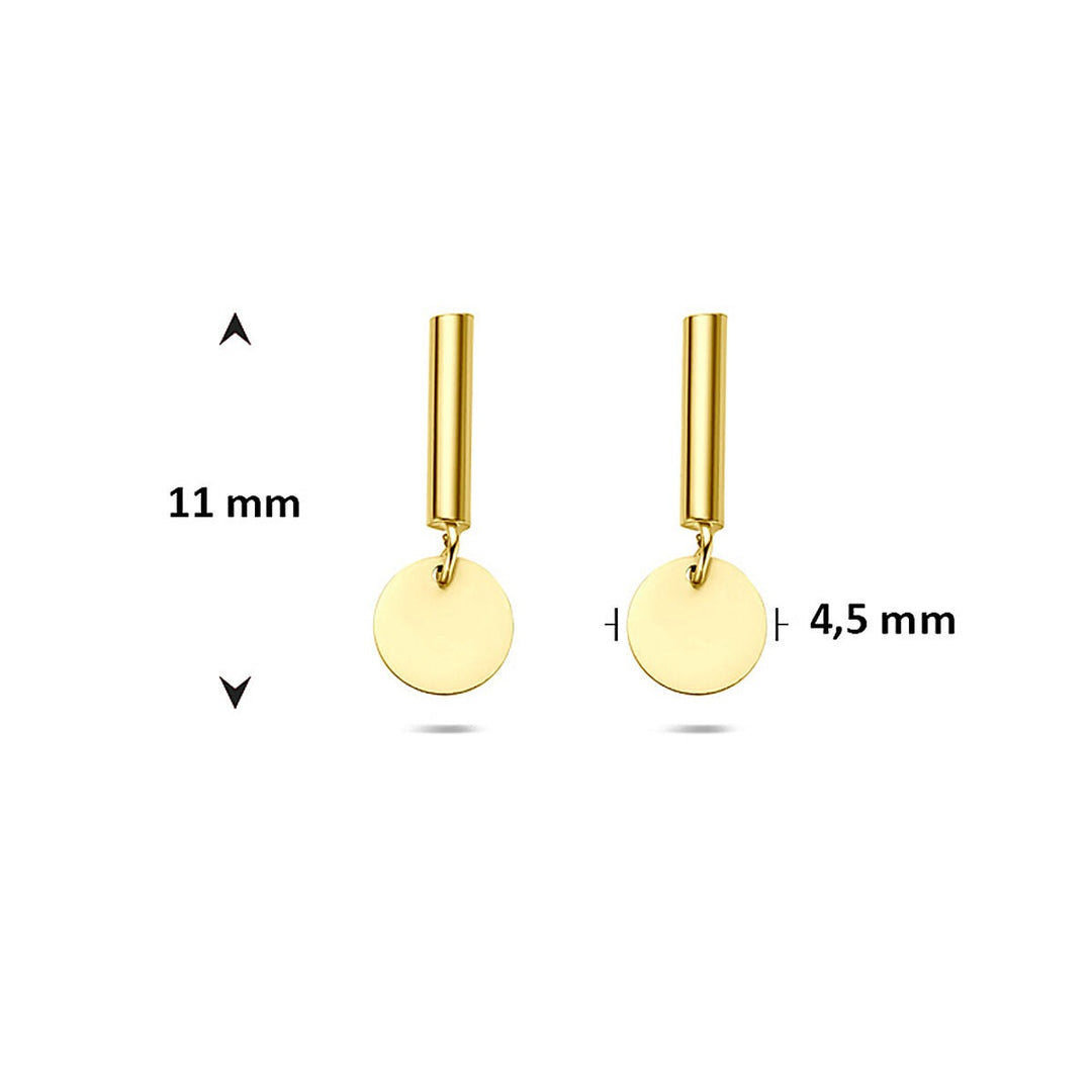 14k Geelgouden oorhangers dames