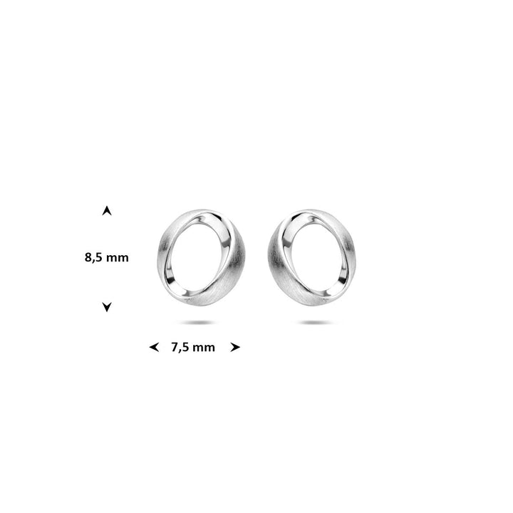 Zilveren oorknoppen – gerhodineerd 925