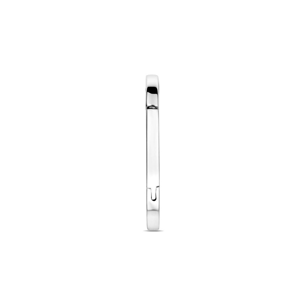 Gerhodineerd zilveren connector