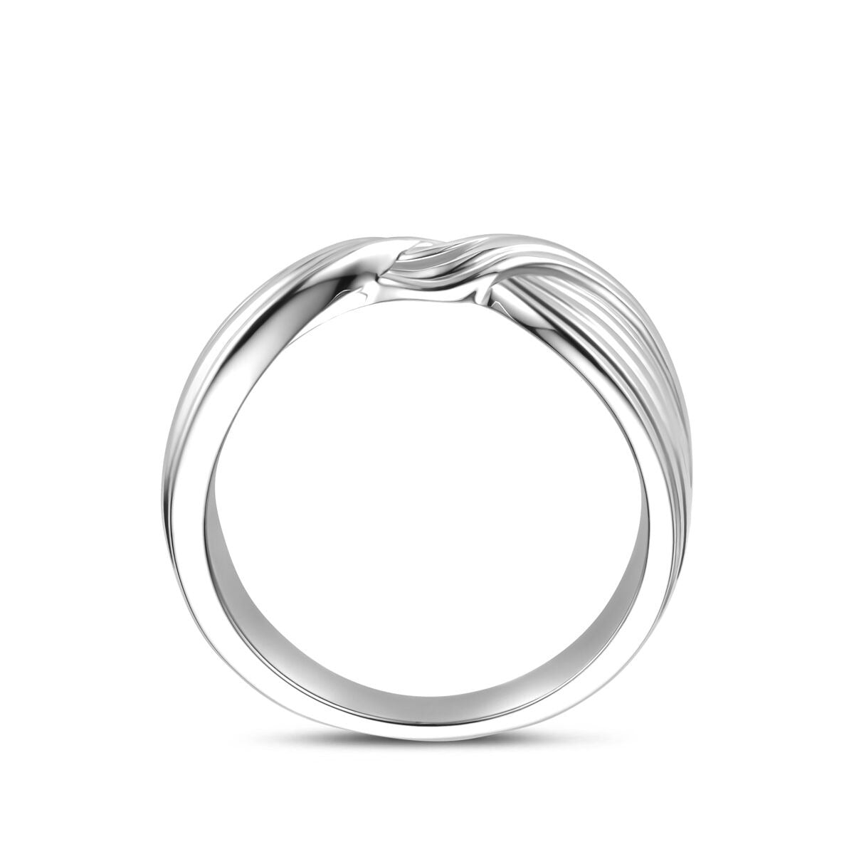 Zilveren dames ring – gerhodineerd 925 zilver