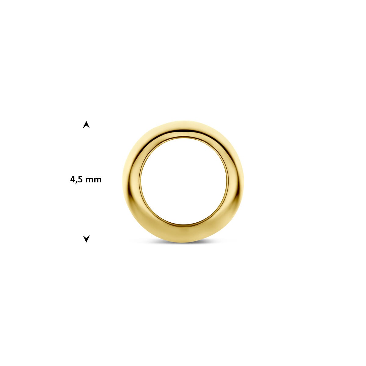 9k Geelgouden Hanger Rondje
