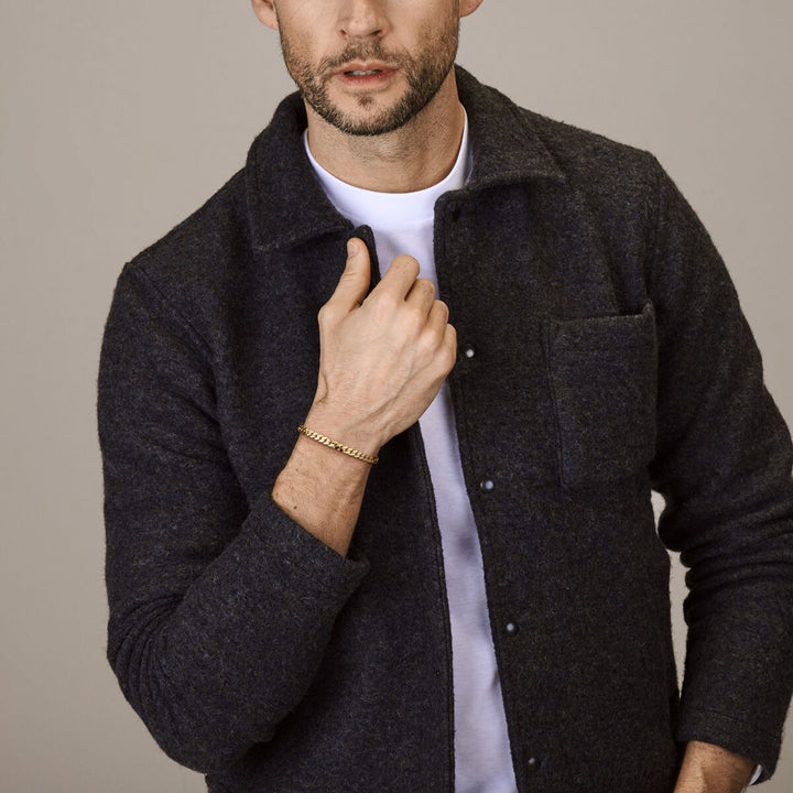 Gouden heren armband – 14k gourmette schakel