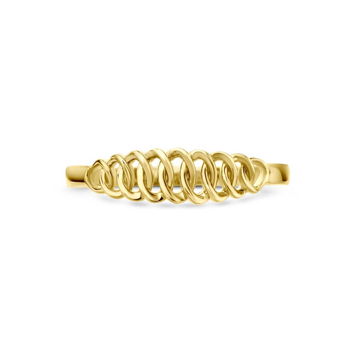 14k Geelgouden ring 4.5mm