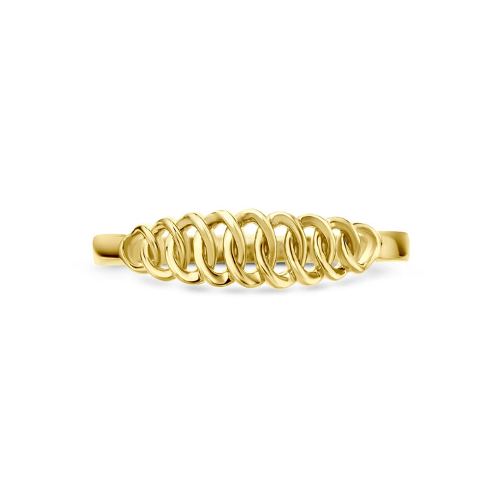 14k Geelgouden ring 4.5mm