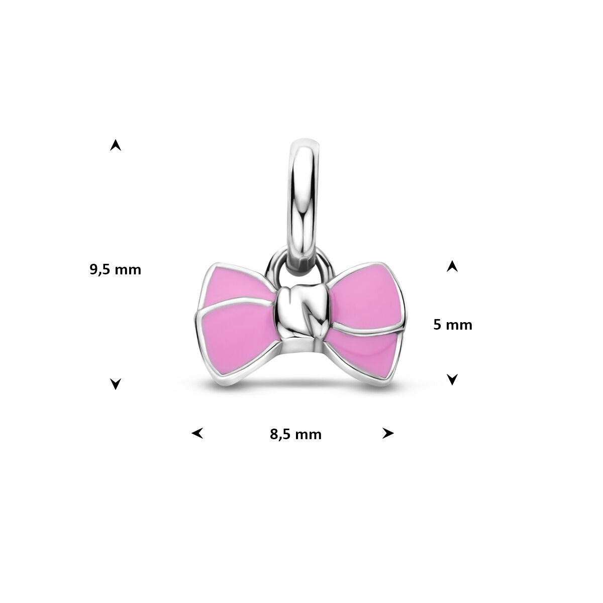 Zilveren kinder hanger strikje – gerhodineerd 925