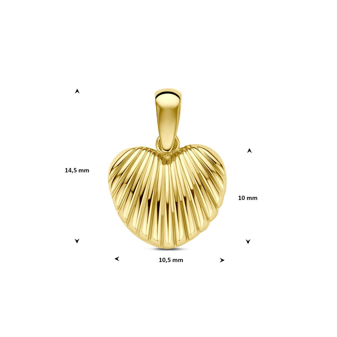 9k Geelgouden hartjeshanger