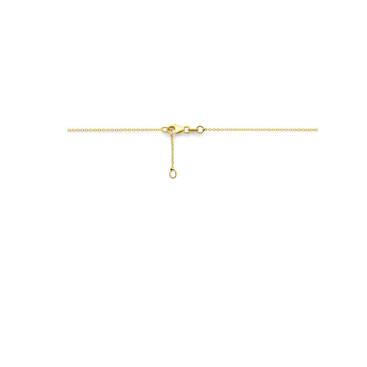 14k Geelgouden collier met citrien