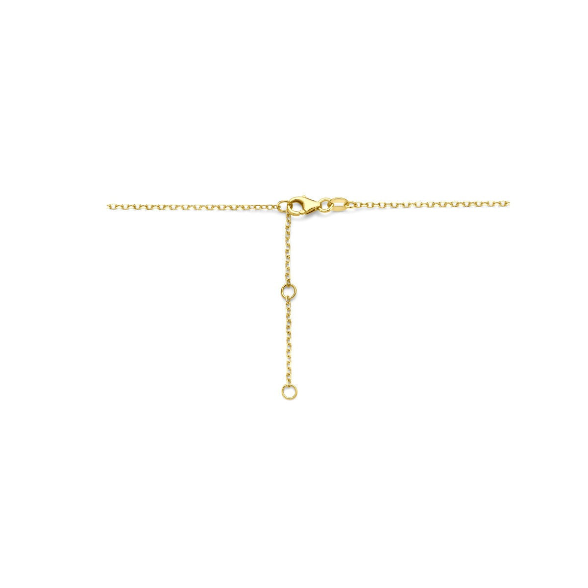 14k Geelgouden koffieboon ketting