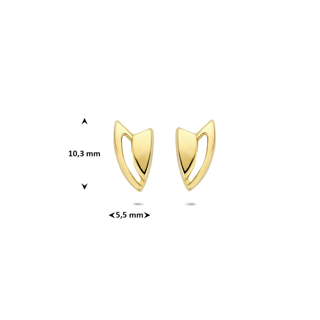 9k gouden oorknopjes