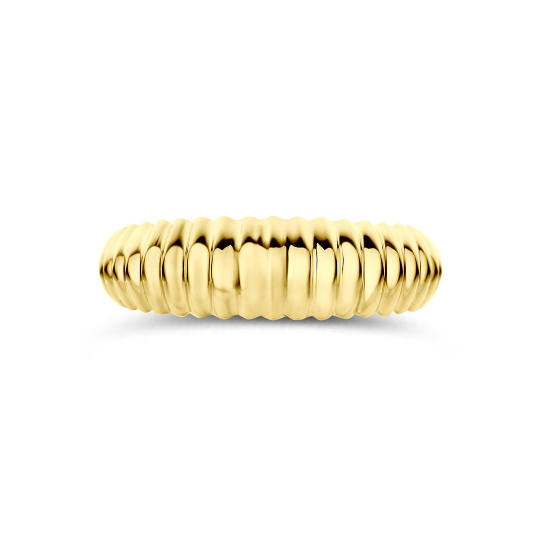 14k Geelgouden ring 6 mm