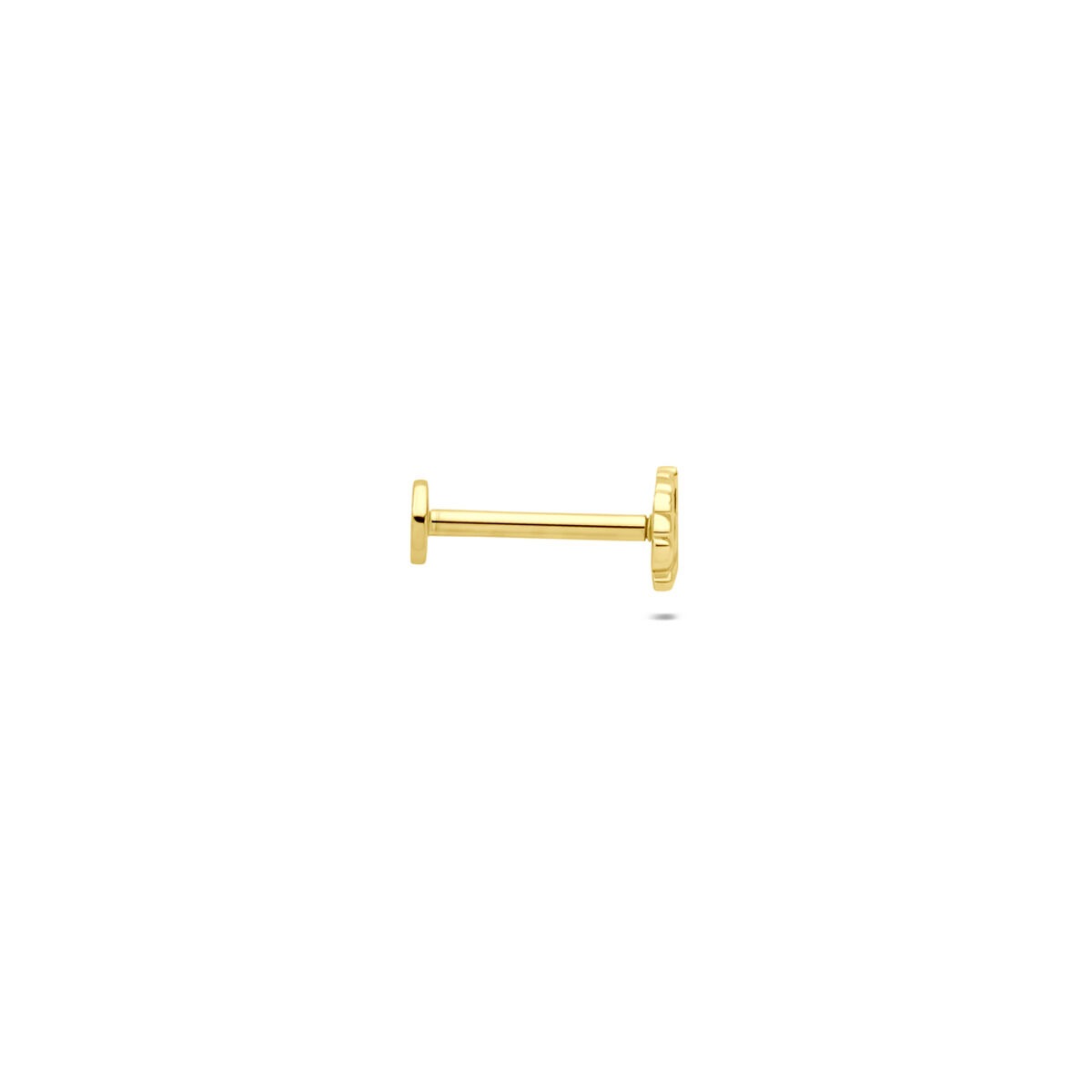 9k Gouden piercing blad