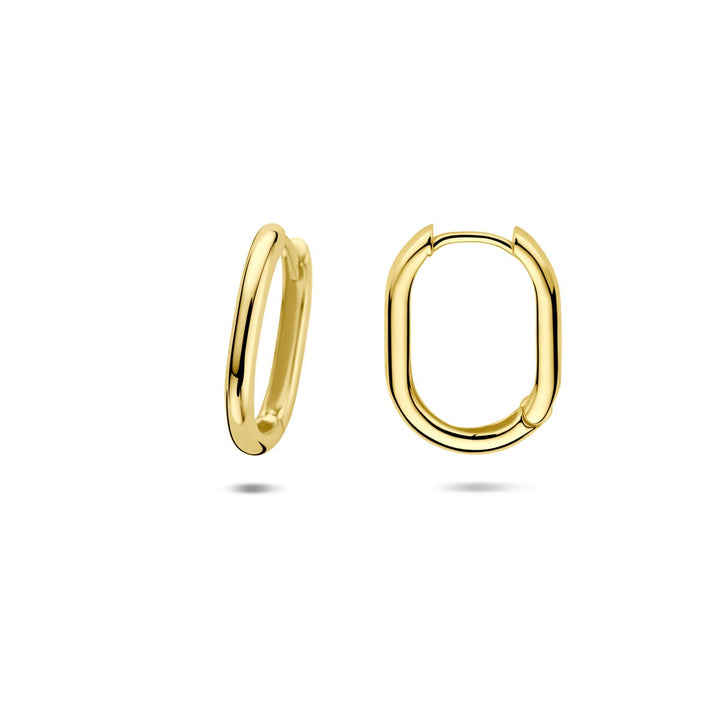 Gouden klapoorringen – 14k geelgoud