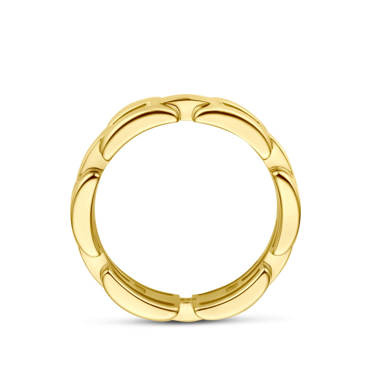 14k geelgouden dames ring