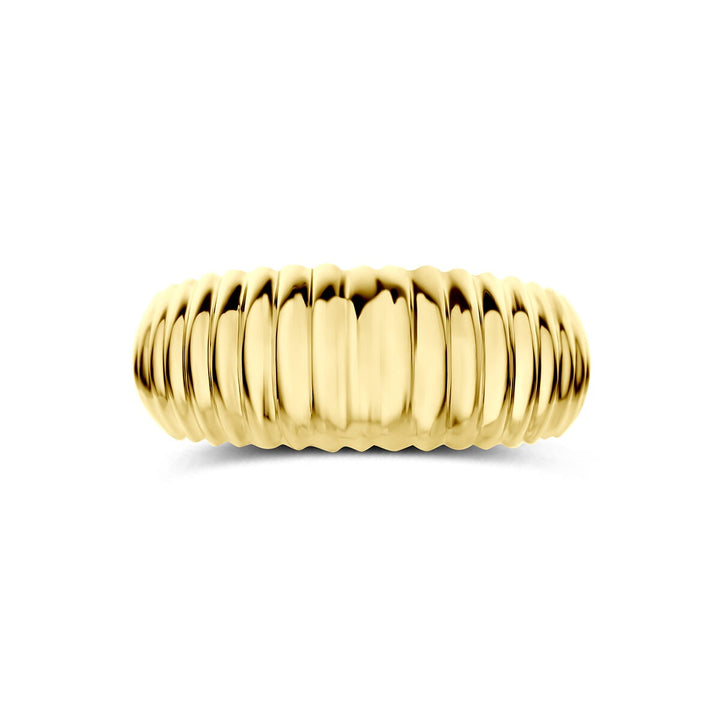 9k Geelgouden ring 8 mm