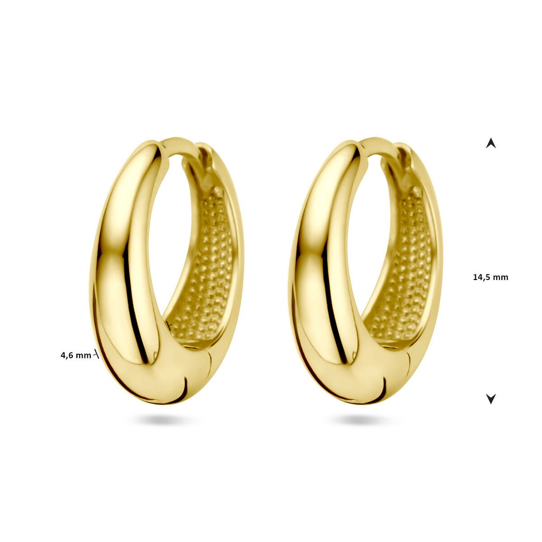 drop earrings 14K yellow gold