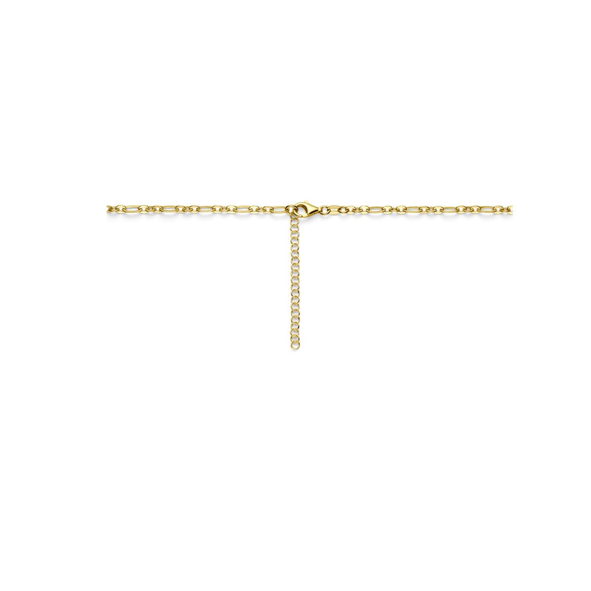 necklace balls, pearls and pink jade 42 + 5 cm 3 micron silver gold plated (yellow)