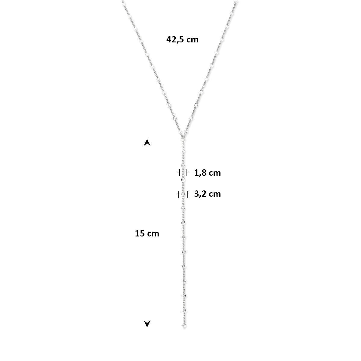 925 Zilveren y-ketting