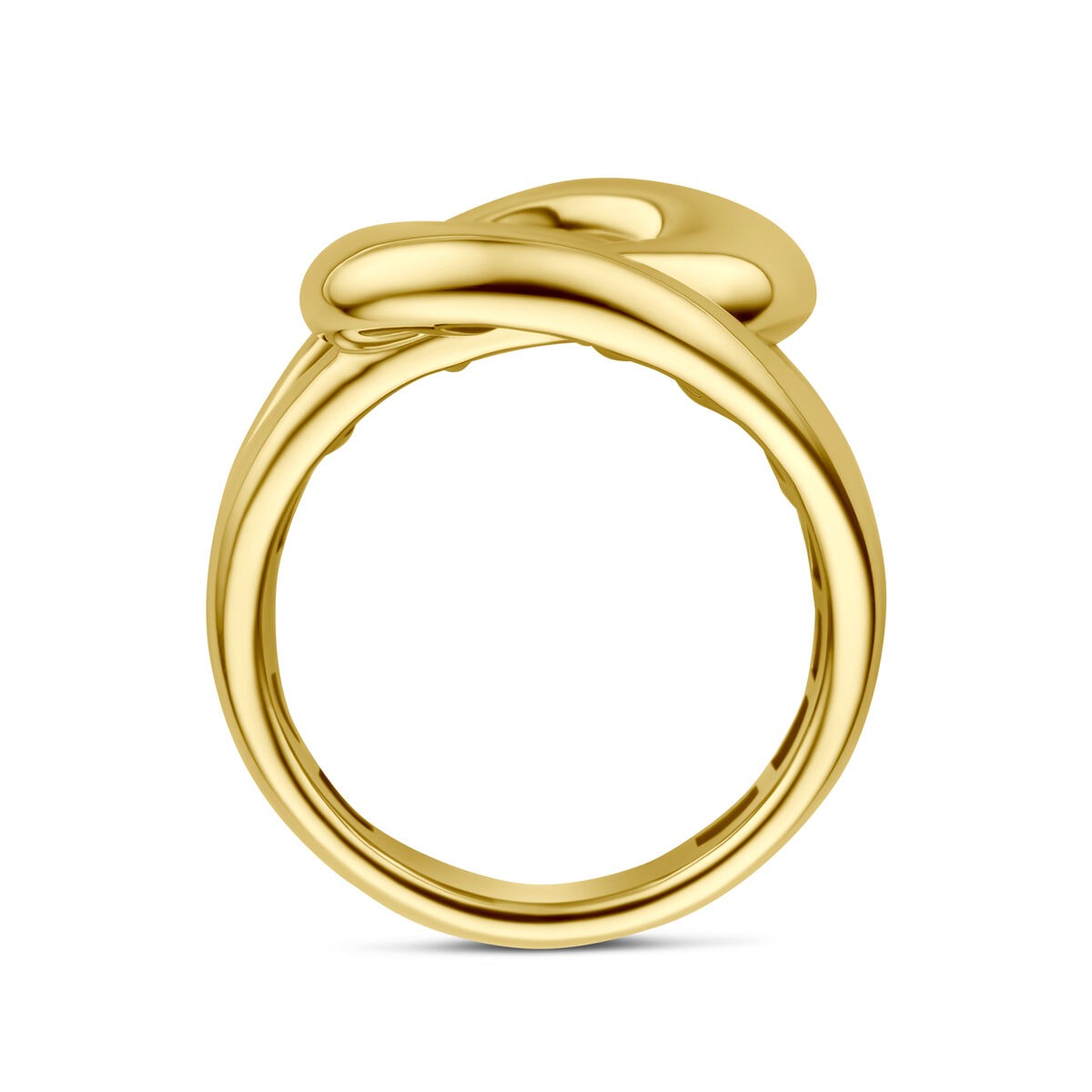 14k geelgouden dames ring