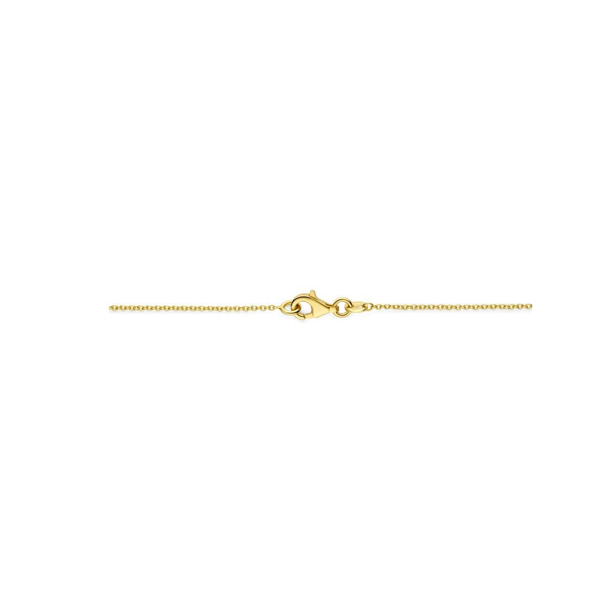 Gouden ketting met topaas – 14k geelgoud