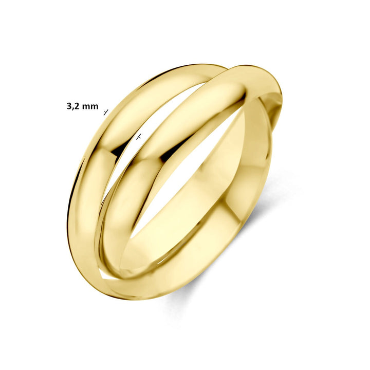 14k geelgouden ring