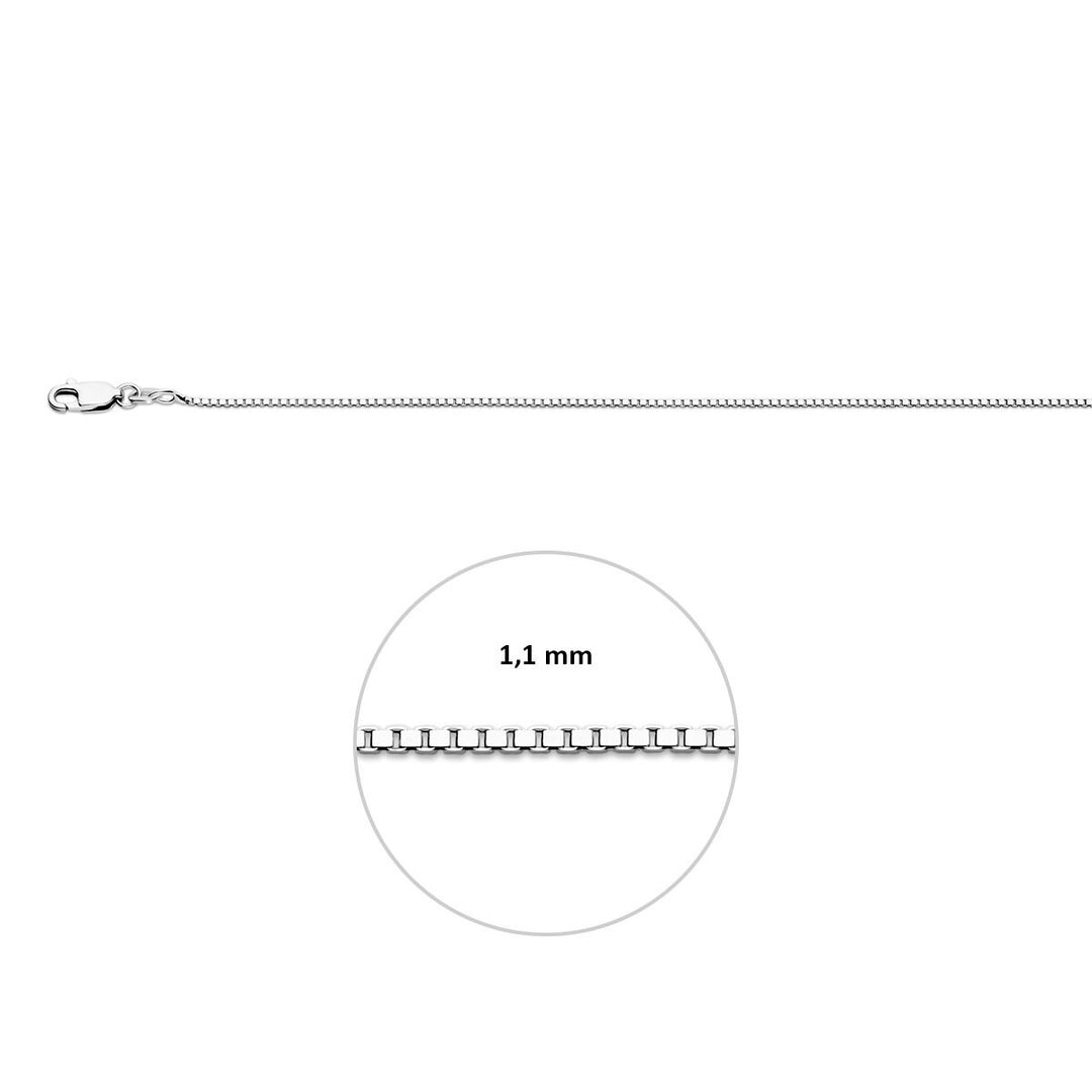 Gerhodineerd zilveren Venetiaans collier dames