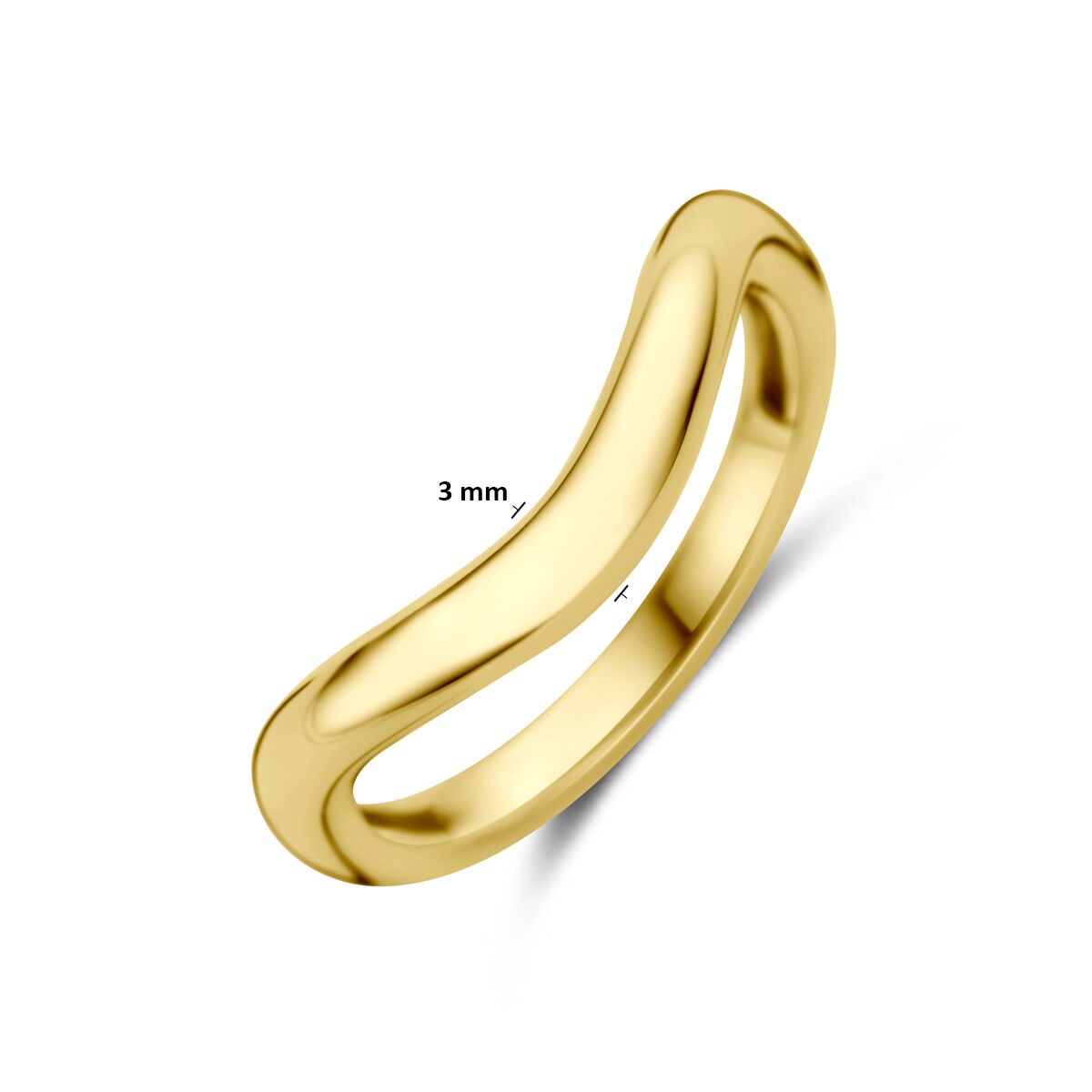 14k Geelgouden ring